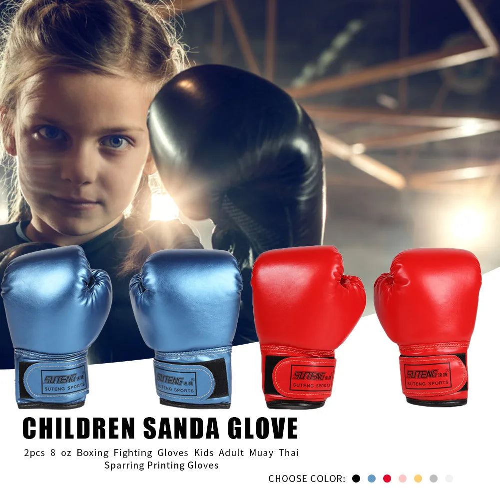 Kids Boxing Gloves Children Fighting Gloves Professional Boxing Training Gloves Kid Sandbag Training MMA Sports Protection Mitts
