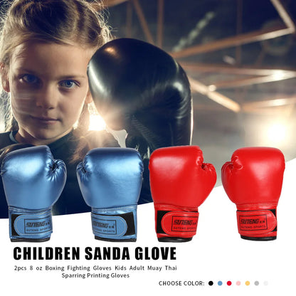 Kids Boxing Gloves Children Fighting Gloves Professional Boxing Training Gloves Kid Sandbag Training MMA Sports Protection Mitts