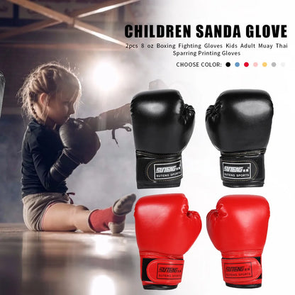 Kids Boxing Gloves Children Fighting Gloves Professional Boxing Training Gloves Kid Sandbag Training MMA Sports Protection Mitts