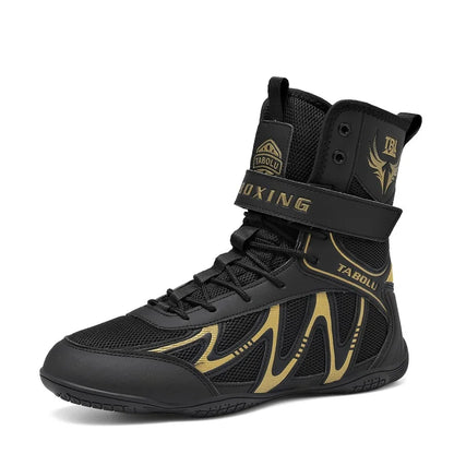 Boxing Shoes Men Fighting Training Professional Breathable Fighting Boxing Wrestling Squats Competition SneakersWrestling Shoes