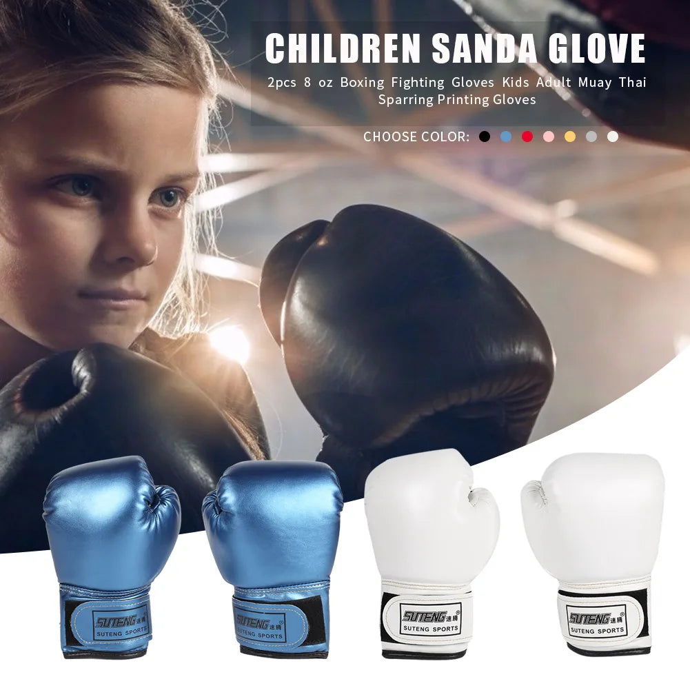 Kids Boxing Gloves Children Fighting Gloves Professional Boxing Training Gloves Kid Sandbag Training MMA Sports Protection Mitts