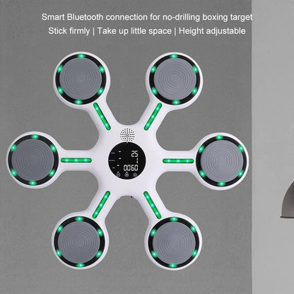 Smart Bluetooth Boxing Machine Wall-Mounted Boxing Wall Target Adjustable Speed Boxing Puncher Home Exercise For Kids Adults